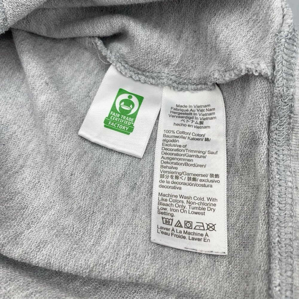 J. Crew Magic Rinse Pullover Hoodie Sweatshirt Oversized Gray Womens XL - Picture 4 of 8